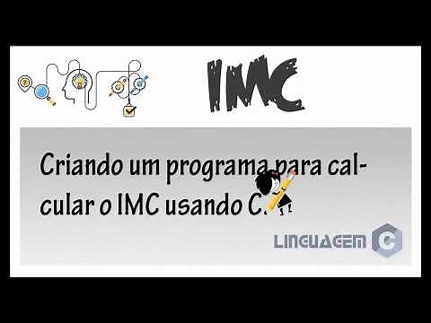 Programa em C para calcular o IMC (Algoritmo passo a passo)