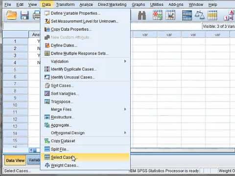 Two proportions (SPSS)