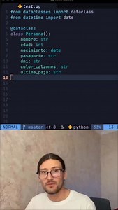 Deja de mostrar tus calzones al usar Dataclass #python #programacion #javascript #tech #tecnologia | Linkfydev