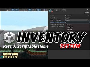 Part 7: Scriptable Items -- Let's Make An Inventory System In Unity!