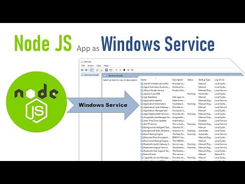 How to Run NodeJS Application as a Windows Service or background Service Easy Method Bug Shop