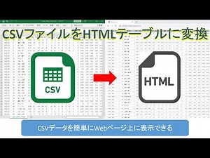 [簡単] CSVファイルをHTMLテーブルに変換｜JavaScript｜jQuery｜csv2table｜Node.js｜VSCode