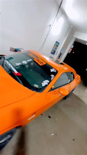 Orange SRT8 Challenger Custom Window Decals #392hemi #mopar #srt