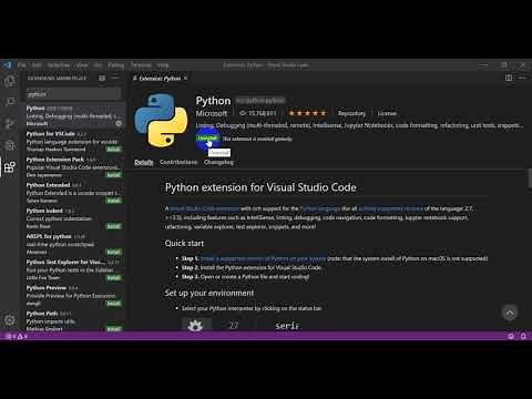Python - Setup Visual Studio Code with Anaconda