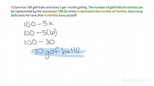 How to Solve Word Problems with Integer Expressions | Algebra | Study.com