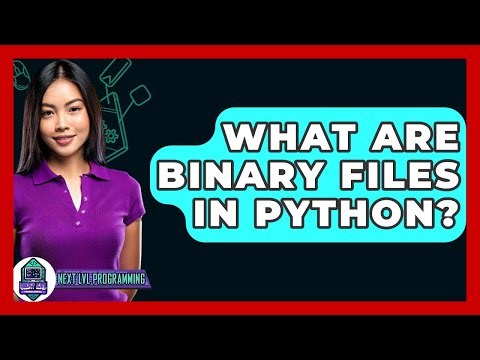 What Are Binary Files In Python? - Next LVL Programming