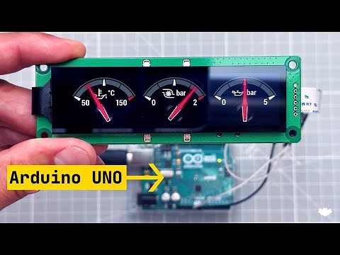 Ford RS gauges with Arduino UNO and DWIN intelligent display (like Nextion displays)