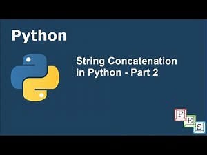 String Concatenation in Python - Part 2
