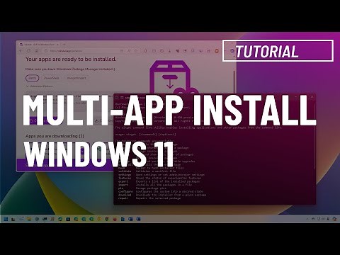 Windows 11: Bulk install multiple apps (3 ways)