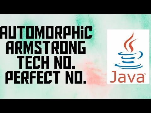Automorphic | Armstrong | Tech Number | Perfect Number | ICSE | Class 9
