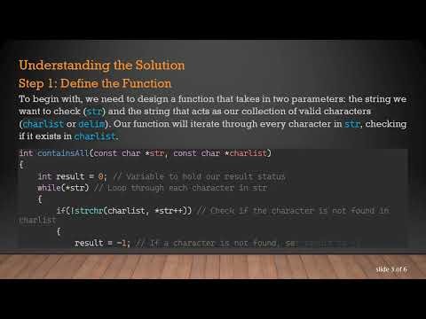 How to Check if a String is a Subset of Another String in C