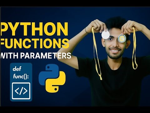 Python Functions with Parameters | Beginner Friendly Tutorial #python,#programming steps,