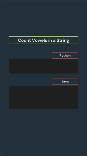 Count Vowels in a String#PythonStrings #TextAnalysis #CodingPractice