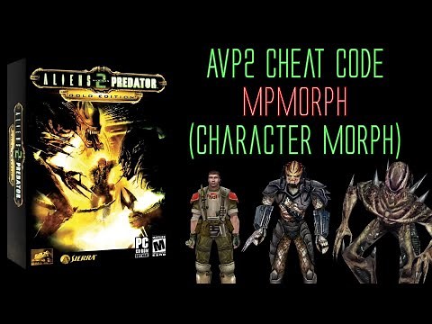 AvP2 Cheat Code - MPMORPH (Character Morph)