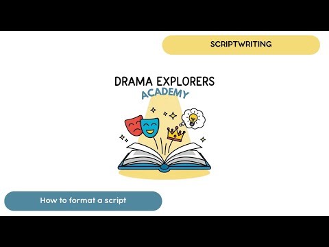 How to write a script | Scriptwriting for beginners