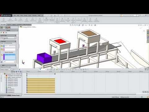 SolidWorks Education Motion: Packaging Machine Part 2