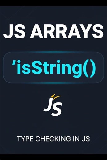 Javascript Array method isString() #coding #dsa #javascript #strings #array