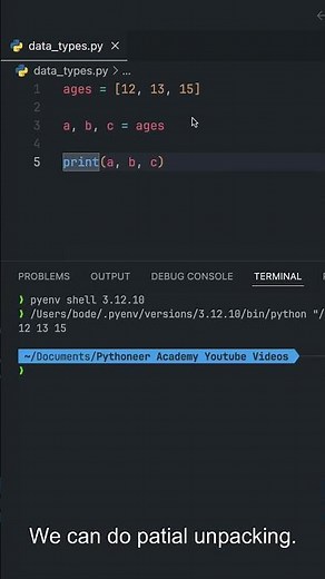 Unpacking Python Lists Like a Pro