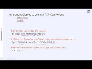 Object Oriented Programming (JAVA) | C3-L5 | Networking: TCP connection in java