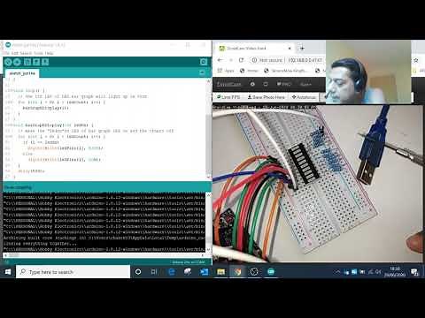 Program an LED bar graph | Arduino