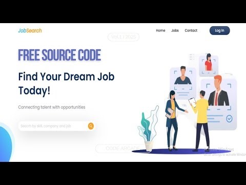 Job Search Website Template | Free Source Code | HTML, CSS, JavaScript