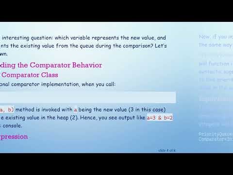Understanding Java Lambdas: Comparator with PriorityQueue