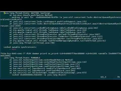 Easy way to get multiple Java Thread Dumps using 'jstack'