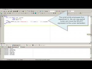 PL/SQL Oracle tutorial - Cursors - PL/SQL basics (Lesson 2)