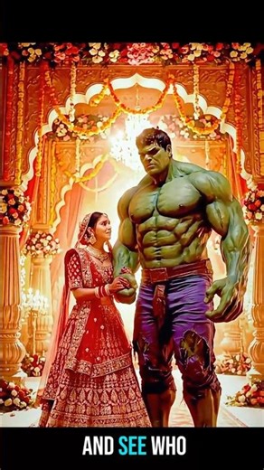 Desi Hulk vs. Alien Invasion (Wedding Day Chaos!) 💥😱 #Shorts #Hulk #India