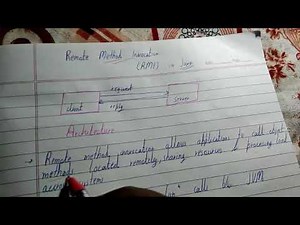 RMI|Remote Method Invocation