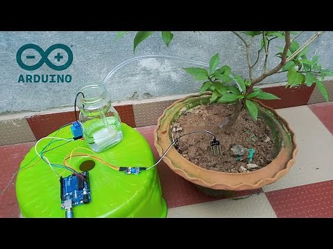 How to make Automatic Plant Watering System using Arduino UNO and Soil Sensor || Techie Lagan