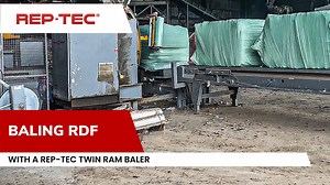 Baling Refuse Derived Fuel (RDF)