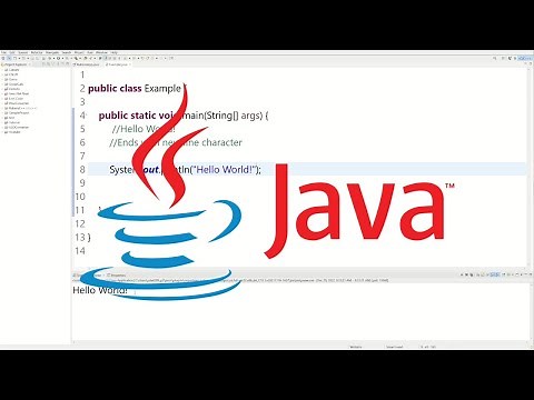 Output Hello World in Java / How to Tutorial