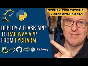 Deploy a Flask Web App from PyCharm to Railway.app through GitHub