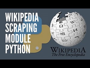 Wikipedia - Python library (Web Scraping)