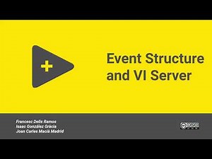 LabVIEW #12.1 - Event Structure and VI Server (Lesson)