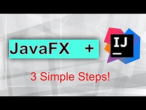 How to Setup IntelliJ for JavaFX and SceneBuilder - 3 EASY Steps!