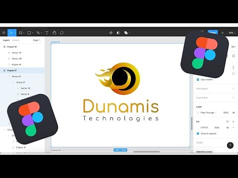 Creative tech Logo Designing In FIGMA || Tutorial