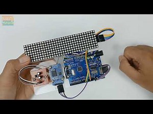 TUTORIAL PROJECT ARDUINO MEMBUAT TULISAN BERJALAN / RUNNING TEXT DENGAN ARDUINO UNO & DOT MATRIX