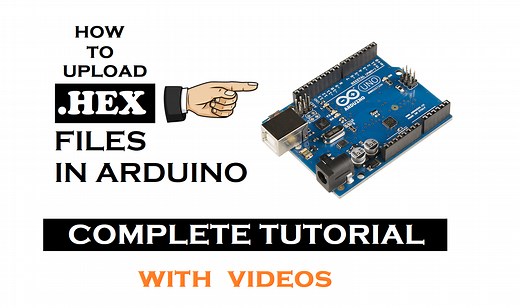 Generate and Upload .HEX Files Into Arduino