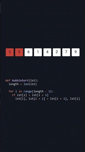 Bubble Sort Explained in Python