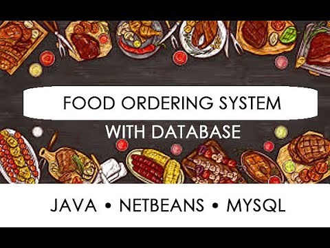 Food Ordering System with database | POS | FULL VIDEO TUTORIAL