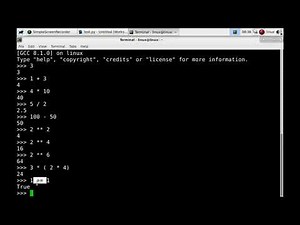 Learn python - Interactive shell