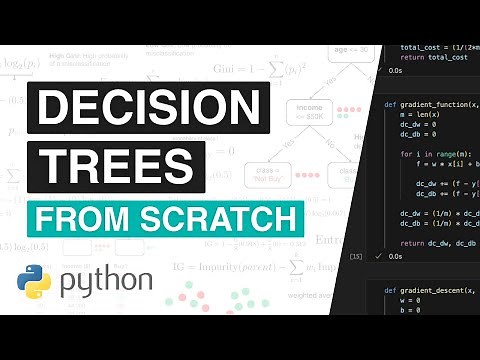 Decision Tree FROM SCRATCH in Python (no scikit-learn, just math)