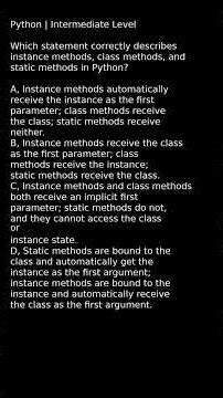 Python Instance Methods, Class Methods and Static Methods Explained #JavaVsPython #FiverrHelp #CodeD