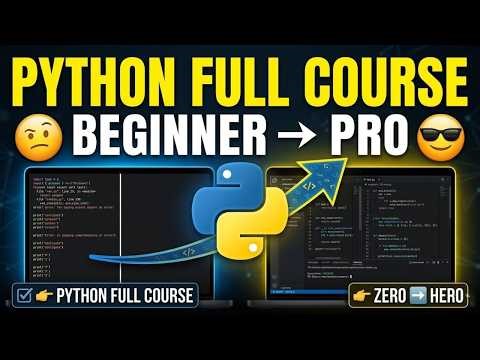 Python for Beginners (Full Course 2026) | Learn Python Step by Step 🚀