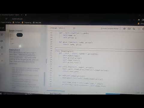 hackerrank shopping cart problem answer for python basic certification | hackerrank answers