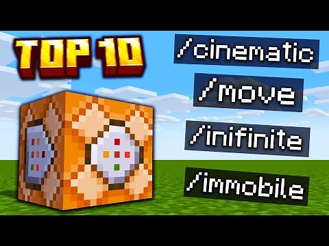 TOP 10 FUN AND FAST COMMANDS ON MINECRAFT BEDROCK!!! (PS4, XBOX, SWITCH, PE, PC)