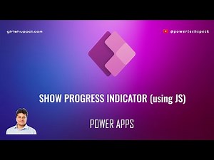 How to show progress indicator using JavaScript in a Model driven Power apps?