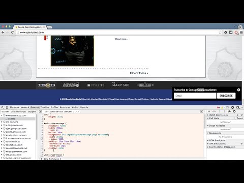 How to Copy Another Site's CSS Using Chrome Developer Tools